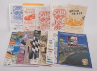 GEELONG SPEED TRIALS: A collection of 14 programs from the Geelong Speed Trail events