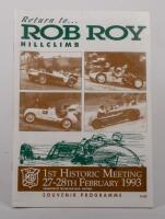 ROB ROY/AUSTRALIAN HISTORICS: A collection of programs of events held at Rob Roy and other venues in Australia - 5