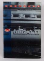 BUGATTI EB 110: A few items relating to the EB 110 Bugatti model, a large pictorial book showcasing the EB110 model & variants plus also a laminated small poster of the 14 September 1991 Le Reveil Bugatti - Premiere Mondiale De La Nouvelle Grand Tourisme - 3