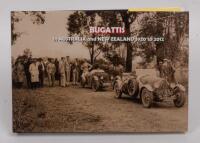 BUGATTI: 'BUGATTIS in AUSTRALIA and NEW ZEALAND 1920 to 2012' hardcover book by Bob King & Peter McGann, title page signed by Bob King