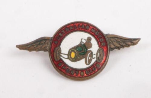 518 · AMSC: A very rare circa 1950s "Australian Motor Sports Club" winged badge, 3cm long