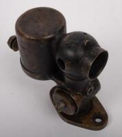 CARBURETTOR: A Solex&nbsp;brass updraft '30' carburettor, appears to have been sleeved to 26mm, as used on early Bugattis