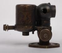 CARBURETTOR: A Solex&nbsp;brass updraft '30' carburettor, appears to have been sleeved to 26mm, as used on early Bugattis - 3