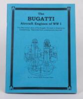 BUGATTI AVIATION: 'The Bugatti Aircraft Engines of WW1', a reprinted booklet, originally published in 1921