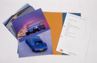 BUGATTI: A collection of Bugatti promotional material, booklets include a press information kit and brochure for the EB 18/3 Chiron and also a booklet for the EB18/4 Veyron - 5