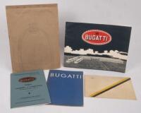 BUGATTI: A collection of Bugatti related booklets