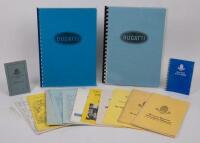 BUGATTI: A collection of mostly reprinted Bugatti related material