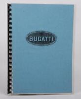 BUGATTI: A collection of mostly reprinted Bugatti related material - 11