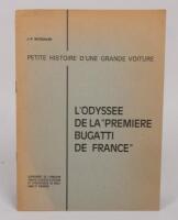 BUGATTI: A collection of Bugatti related original pamphlets, photographs and drawings by R. Shepherd - 2
