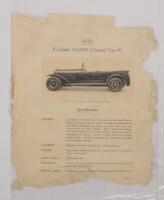 BUGATTI: A collection of Bugatti related original pamphlets, photographs and drawings by R. Shepherd - 6