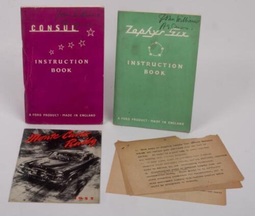 FORD ZEPHYR: Three booklets relating to the Ford Zephyr
