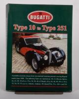BUGATTI: 'Bugatti - Type 10 to Type 251 - A Brooklands Portfolio - compiled by R.M. Clarke', softcover book, published 2019
