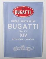 BUGATTI: Three posters relating to the Bugatti Rally of Rutherglen, Victoria, - 2