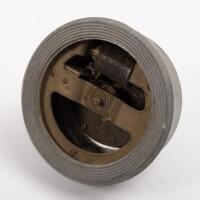 BUGATTI: A 1920s/1930s Jaeger metal chronometric speedometer surround with internals, possibly 80 or 120 km/h
