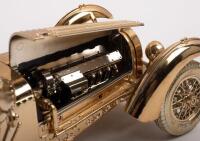 BUGATTI: A 1:18 scale Burago&nbsp;1934 Bugatti Type 59 gold model&nbsp; - 3