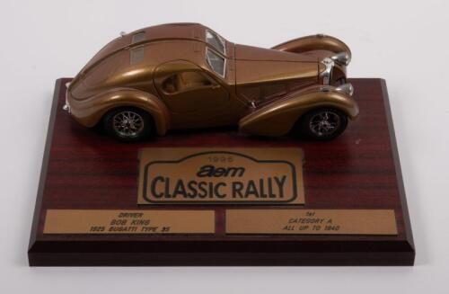 RALLY TROPHY: A Rally Trophy from the 1995 AEM Classic Rally presented to Bob King
