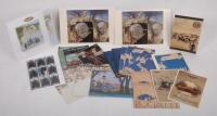 POSTCARDS: A collection of mostly Bugatti postcards and gift cards, also Includes postcards from Alfa Romeo and Hispano-Suiza