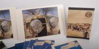 POSTCARDS: A collection of mostly Bugatti postcards and gift cards, also Includes postcards from Alfa Romeo and Hispano-Suiza - 3