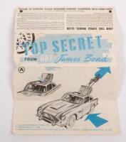 ASTON MARTIN DB5 JAMES BOND GOLDFINGER: An Aston&nbsp;Martin DB5 by Corgi Toys product number #261, complete with diorama cardboard display - 8