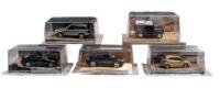 QUANTUM OF SOLACE: A collection of five&nbsp;1:43 scale&nbsp;'Quantum Of Solace' diecast film car&nbsp;model GE Fabbri Ltd