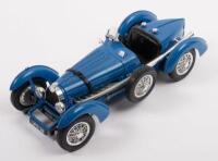 BUGATTI: A 1:18&nbsp;scale Burago&nbsp;1934 Bugatti&nbsp;type 59 model, Blue