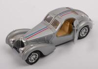 BUGATTI: Two 1:24 scale models; Bugatti Type 55 roadster, Bugatti Type 57 Atlantic 1936, no boxes. - 4