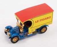 MATCHBOX POWERS OF THE PRESS GMC RENAULT: A collection of two (2) Matchbox Power Of The Press trucks/vans, YPP01 1910 Renault AG "Le Figaro", YPP07 1937 GMC van "The Australian", all models still in original packaging&nbsp; - 2