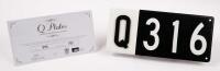 A 3-digit Queensland numerical registration plate of '316', sold with the rights to display