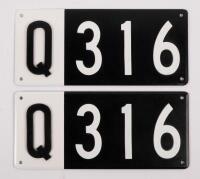A 3-digit Queensland numerical registration plate of '316', sold with the rights to display - 3