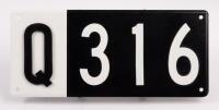 A 3-digit Queensland numerical registration plate of '316', sold with the rights to display - 5