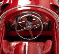 TIMOSSI FERRARI: A large detailed model of the 1951 Timossi-Ferrari racing hydroplane Arno XI on stand, 21cm high, 91cm long - 7
