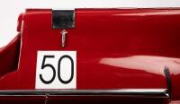 TIMOSSI FERRARI: A large detailed model of the 1951 Timossi-Ferrari racing hydroplane Arno XI on stand, 21cm high, 91cm long - 11