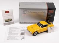 FERRARI: 1:18 scale 1961 Ferrari 250 GT Berlinetta&nbsp;Passo&nbsp;Corto (SWB) in yellow&nbsp;produced by CMC