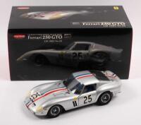 FERRARI: A Kyosho 1:18 scale Ferrari 250 GTO, LM 1963 #25, silver colour, in original box