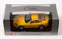 FERRARI 550: A press kit for the Ferrari 550 Maranello, printed in Italy, sealed in folder, also includes a Maisto&nbsp;Models 1:43 scale 1996 Ferrari 550 Maranello in original packaging - 2