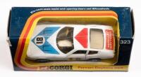 FERRARI DAYTONA 365 GTB/4: A Ferrari Daytona 365, this GTB/4 is in race trim, product number #323, manufactured by Corgi