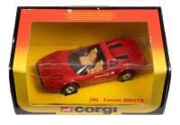 FERRARI 308 GTS CORGI: A Ferrari 308 GTS, finished in red paintwork, product number #298