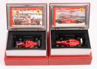 87/412 F1: Two&nbsp;1:43 Scale IXO&nbsp;Ferrari models including a&nbsp;1987&nbsp;F1 and a 1994 412 T1 F1