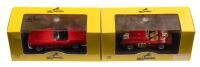 250 CALIFORNIA, 166 MM SPY: Two&nbsp;1:43 scale Artmodel&nbsp;including a Ferrari 250 California 1957 'Stradale' Rosso and a Ferrari 166 MM Spy Le Mans 1950 Lord Selsdon-Lucas