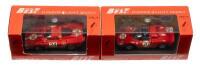 330 P2, 312P COUPE: Two&nbsp;1:43 scale Best Model&nbsp;including a Ferrari 330 P2 Le Mans 1965 Perkes-Guichet&nbsp;and a Ferrari 312P Coupe Daytona 1970 Parkes-Posey