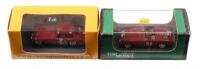 166, 166S GEMANO COUPE: Two&nbsp;1:43 scale Top Model&nbsp;including a Ferrari 166S .ALL.MM 1948&nbsp;and a Ferrari 166s Germano Coupe 1949