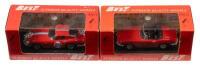 275 GTB/4, 330 GTC: Two&nbsp;1:43 scale Best Model&nbsp;including a Ferrari 275 GTB/4 Le Mans 1966 Courage-Pike and a Ferrari 330 GTC Spyder Rosso