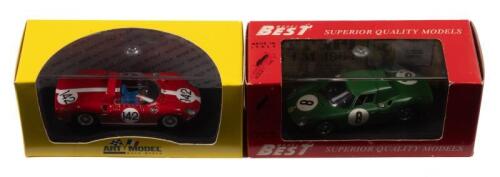 275P, 250 LM: Two 1:43 scale Art/Best models including a Ferrari 275P Nurburgring 1964 Hill-Ireland and a Ferrari 250 LM Nurburgring 1965
