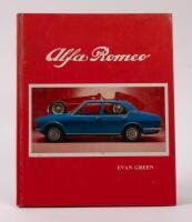 ALFA ROMEO: 'Alfa Romeo' by Evan Green, hardcover book, published 1976