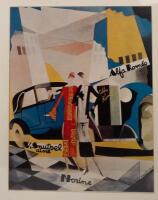 ALFA ROMEO: A group of four early 20th century reproduced decorative posters framed & glazed all relating&nbsp;to Alfa Romeo - 3