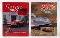 FERRARI DINO: Two books related to the Ferrari Dino including 'Dino - The Little Ferrari V6 and V8 racing and road cars&nbsp;1957 to 1979' by Doug Nye, with 'Ferrari Dino' by Anthony Curtis.&nbsp;