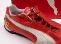 RACING SHOES: A pair of Puma Ferrari racing shoes, size US 10 - 2