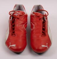 RACING SHOES: A pair of Puma Ferrari racing shoes, size US 10 - 5
