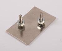 FARINA: A pair of Farina 'F' body badges with three separate crown badge as used on Alfa Romeo 750 & 101 Spiders - 3