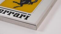 FERRARI: A c1970s Ferrari framed mirror, 24cm wide, 32cm high.&nbsp; - 2